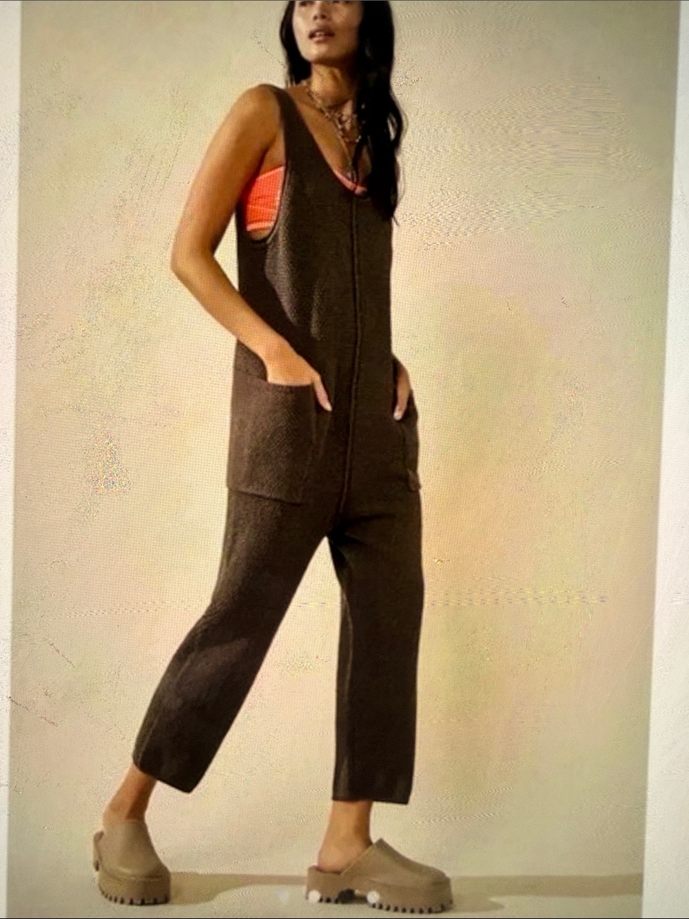 Free People HAILEE Sweater Jumpsuit Size XS NWT